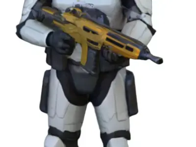Trooper 3D model