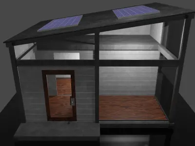 Small House Free 3D model 6