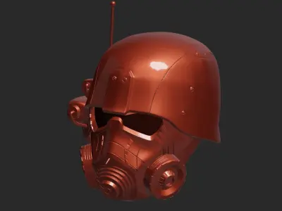 Helmet NCR Fallout Elite 3D print model