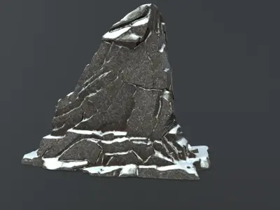 Buddha Rock Low-poly 3D model buy