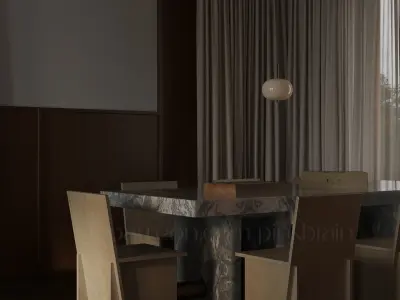 Modern livingroom 03 3D model