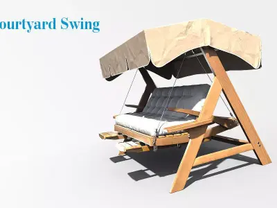 Courtyard Swing 3D model