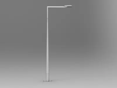 Street Light Low-poly 3D model