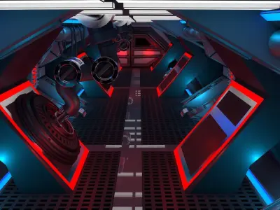 Sci Fi Corridor 3D model