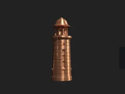 Mangalia Old Lighthouse 3D print model