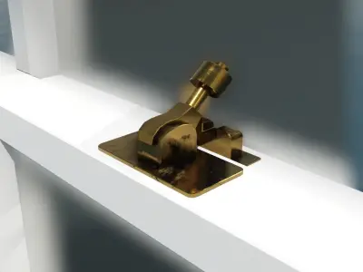 Sash Window Low Poly Model Low-poly 3D model