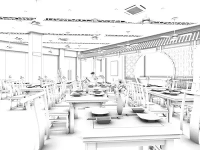 Business - Food Beverage 7-0134 3D model