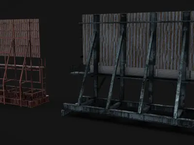 Billboards 05 - 06 Low-poly 3D model