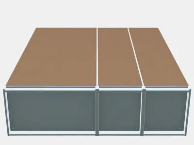 PAX  FLISBERGET Wardrobe Low-poly 3D model