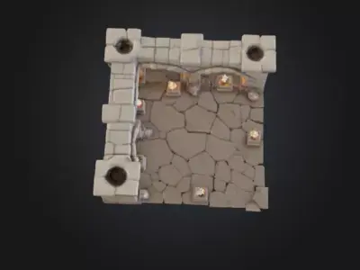modular dungeon 3D print model