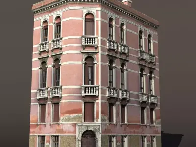 Venice Building 147 Low-poly 3D model