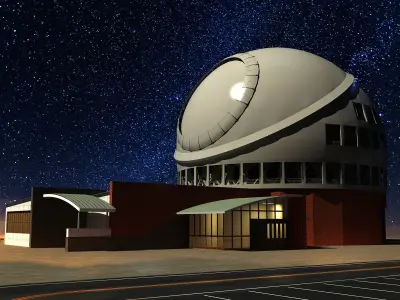 TMT RADIO TELESCOPE 3D model