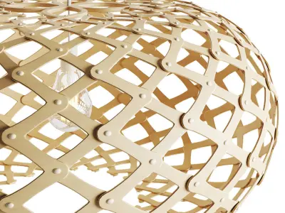 David Trubridge Kina Pendant Light 3D model