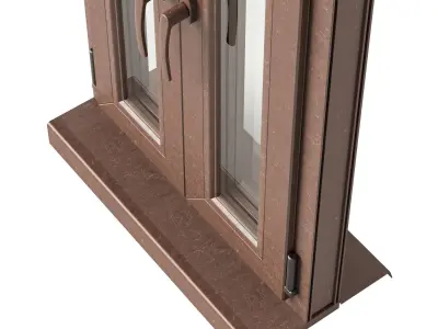 Double Glazed Window VOL 02 3D model