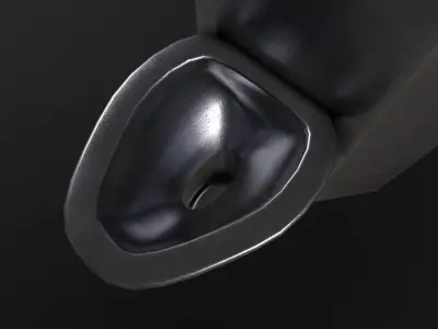 Prison Toilet  3D Model Low-poly 3D model