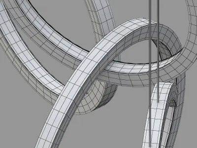 RING chandelier 3D model