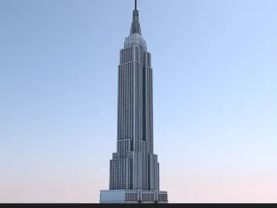 Empire State Building Landmark 3D model