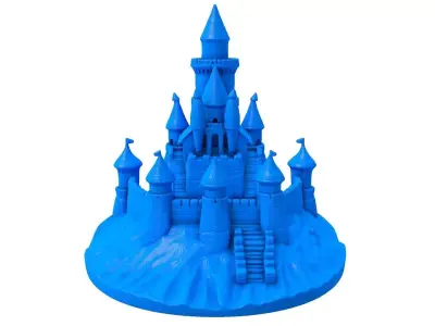 sand castle - sand castle stl - castle - castle stl 3D print model