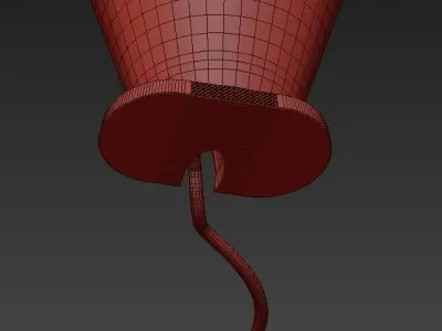 Menu lamp 3D model
