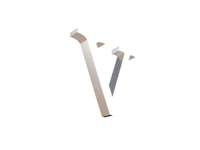 Roman Numerals 5 v1 003 Low-poly 3D model