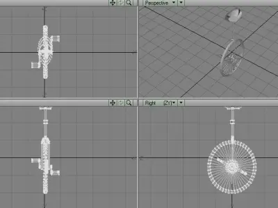 Bicycle - Unicyle 3D model