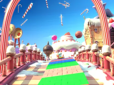 Candy Land 3D model