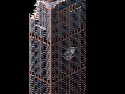 Different dimension - architecture - ruins 04 3D model