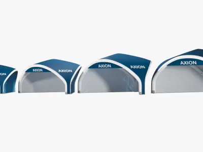 Tents Tripod inflatable Axion 3D model