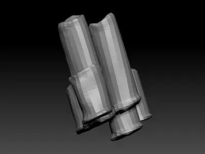 Candle zbrush sculpt  3D model