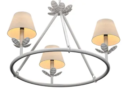 Montferrat Leaf Chandelier 3D model