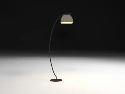 Aladino Floor Lamp Armani Casa 3D model