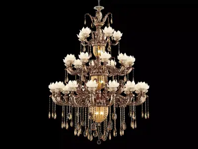 MD 89350-37 Osgona Chandelier 3D model