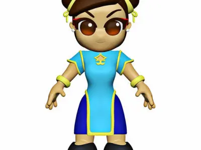 Chun Li  Street Fighter 6 3D print model