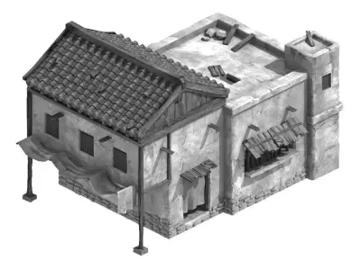 Blacksmith Shop - House 71 3D model