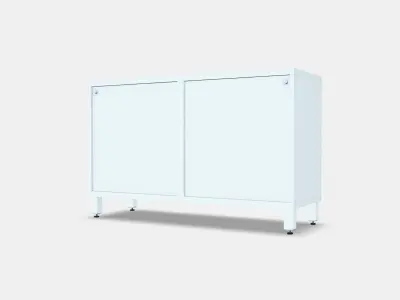 BESTA Storage combination with doors 50 Low-poly 3D model