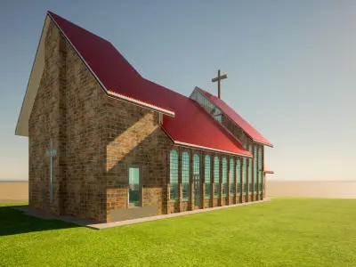 Christian Church 3D model