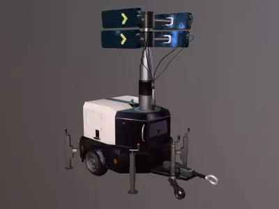 3D Model Lighting Tower Free 3D model