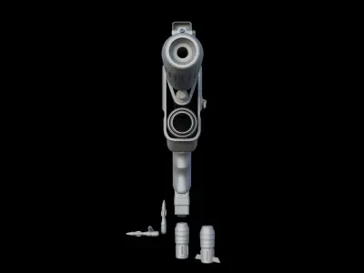 Assault Rifle Bullpup 3D model