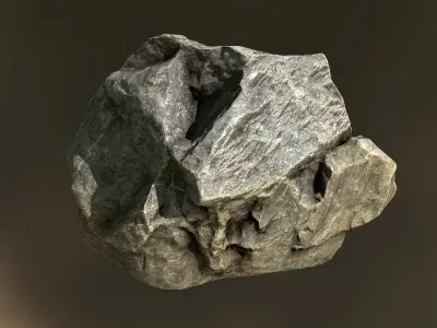 Rock lowpoly Low-poly 3D model
