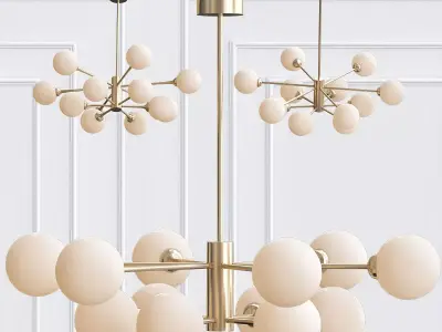 Karrington Chandelier 3D model buy