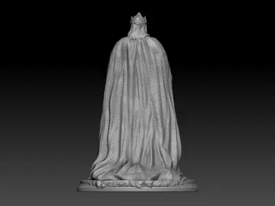 King ARAGORN epic scene Lord of the Rings the return of the KING 3D model