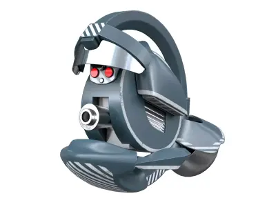 Sci fi Drone Low-poly 3D model get