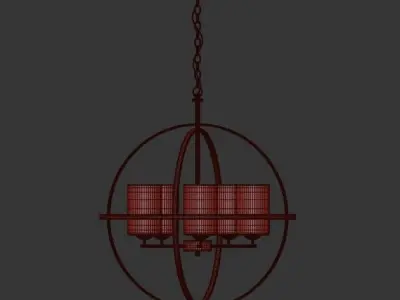 Chrome Cylinders 5 3D model