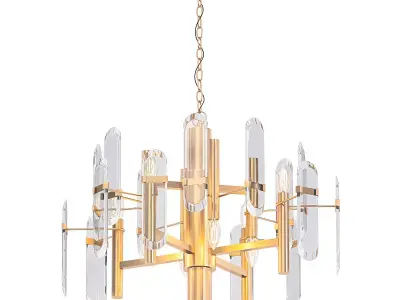 chandelier 8 light 3D model