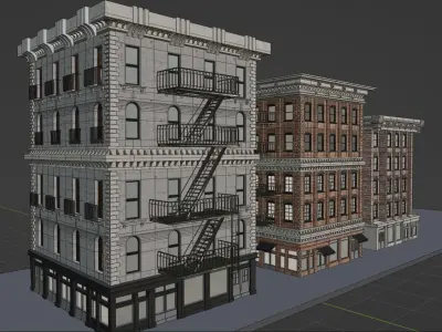 Apartments New York 3D model