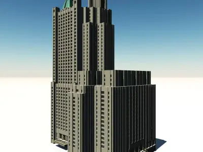 Waldorf Astoria Hotel 3D model