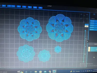 5 Follower pairs small and Large size big size weight 10 gr  3D print model