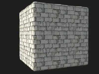 Blocks tile PBR Texture