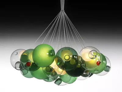 2819 Cluster 3D model