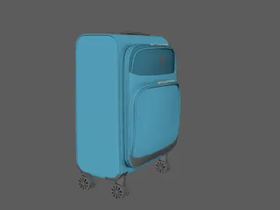 cloth trolley bag 3D model
